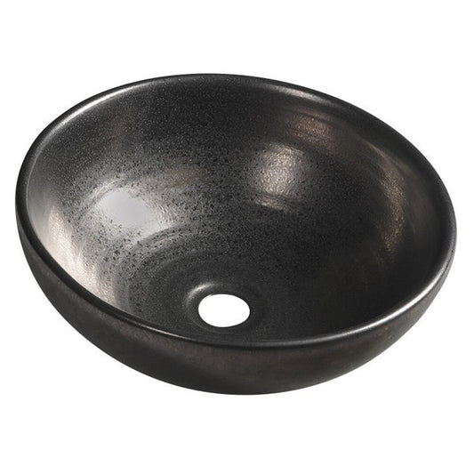 ATTILA Keramik-Waschbecken Durchmesser 43cm, metallisches Kupfer