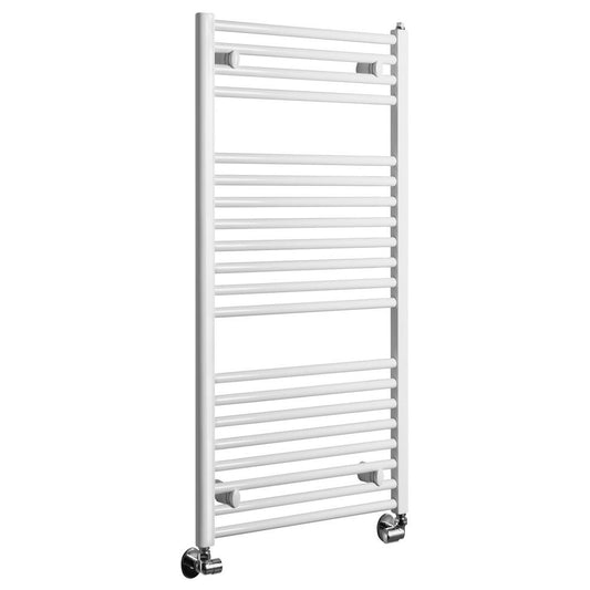 DIRECT Badheizkörper mit seitlichem Anschluss 450x960 mm,400W, Weiß