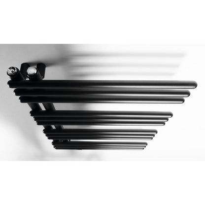 POSEIDON Badheizkörper 450x740 mm, Schwarz matt
