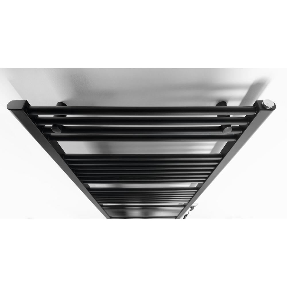 DIRECT-E Elektrischer Badheizkörper, gerade, 600x1680 mm, 800 W, Schwarz