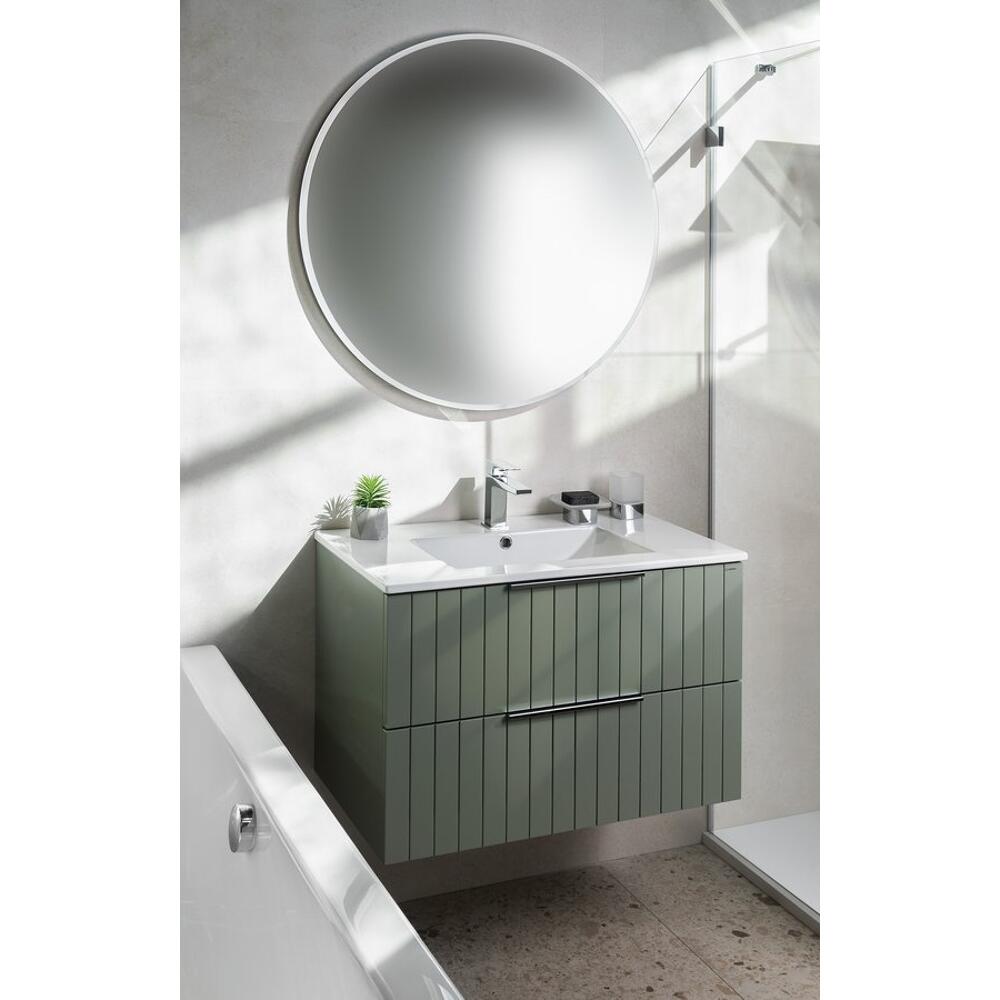 SLIM Keramik-Waschtisch, Möbel, 101x46,5cm, Weiß