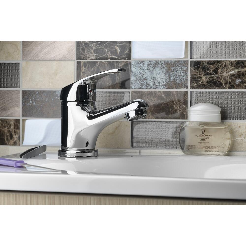 AQUALINE 35 Waschtischarmatur, WASSERSPAR-Kartusche, Chrom