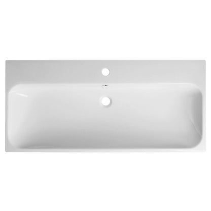 TORIDI Keramik-Waschbecken 101x46cm, weiß