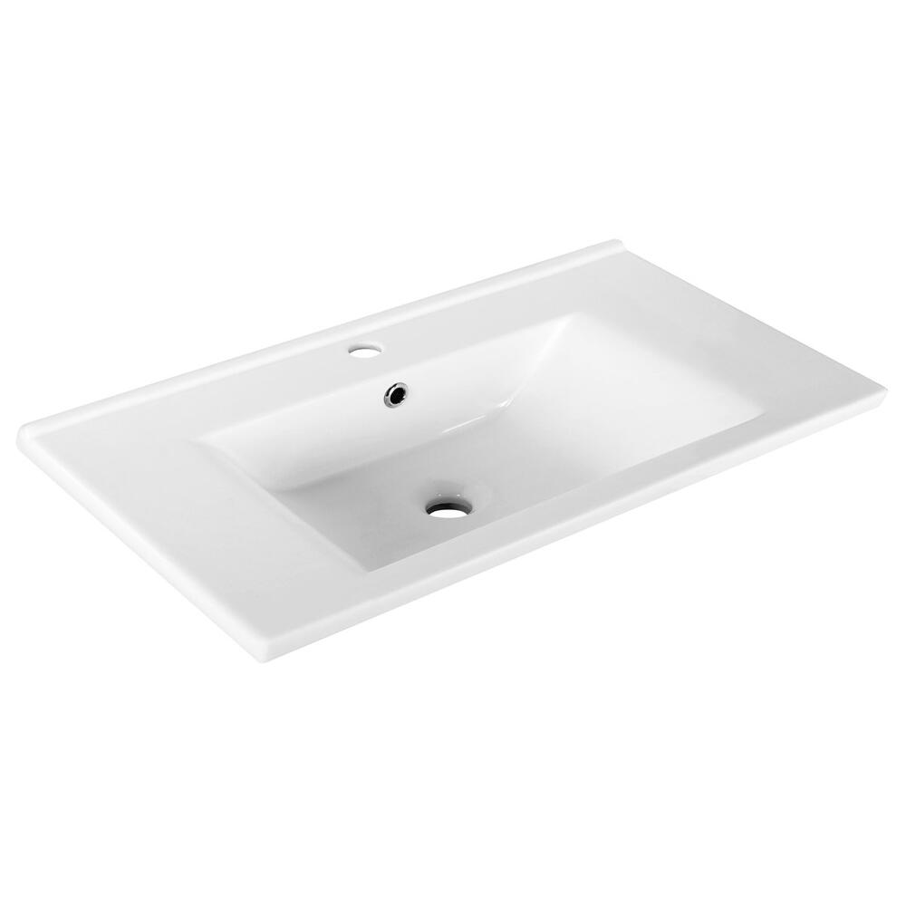 ZUNO 75 Keramik-Waschtisch 75x45cm, weiss