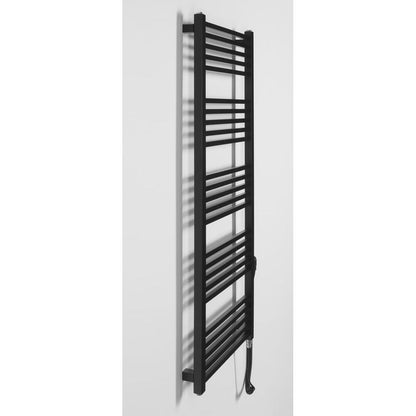 METRO-E Elektrischer Badheizkörper, gerade, 500x1340 mm, 500 W, Schwarz matt
