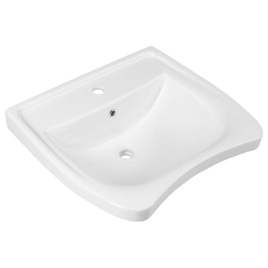 HANDICAP Keramik-Waschtisch für Behinderte 60x55cm, weiss