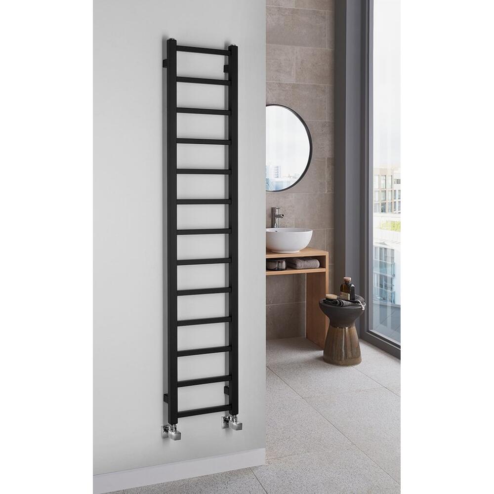 METRO LIGHT Badheizkörper 300x1500 mm, 300W,Schwarz matt