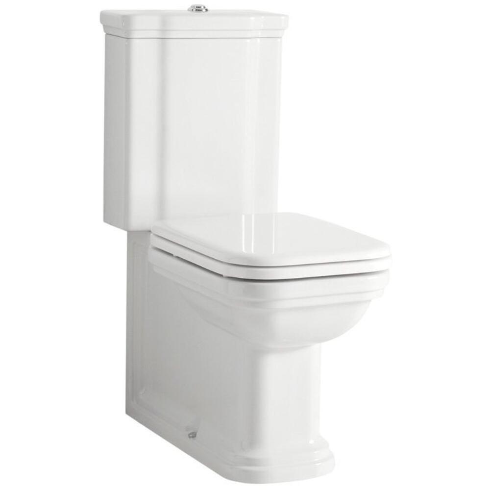 WALDORF Kombi-WC, Abgang senkrecht/waagerecht, weiß-Chrom