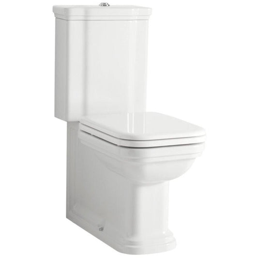 WALDORF Kombi-WC, Abgang senkrecht/waagerecht, weiß-Chrom