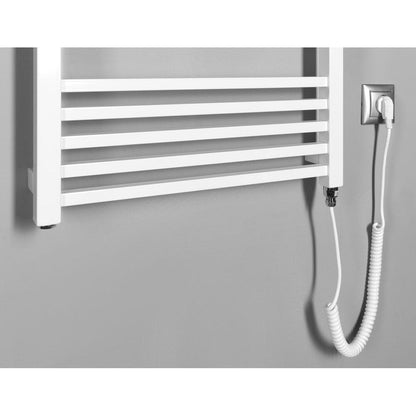 METRO-E Elektrischer Badheizkörper, gerade, 500x1060 mm, 400 W, Weiß