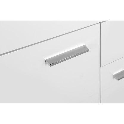 ZOJA Unterschrank 61,5x74x32cm, 2x Tür, 1x Schublade, weiß