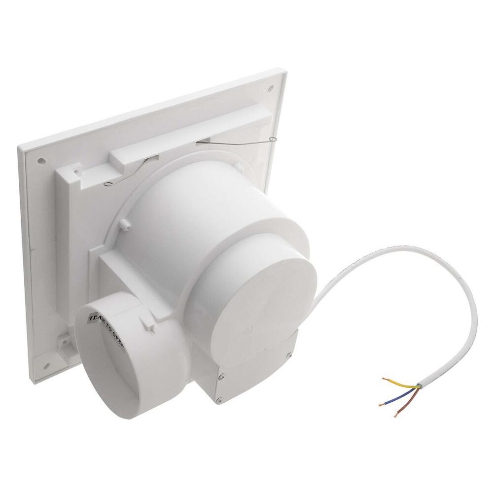 TECTO Deckenventilator axial, 20W, Rohr 100mm, Weiß