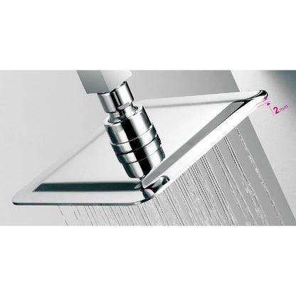 SLIM Kopfbrause, 500x500mm, polierter Edelstahl