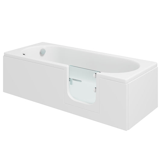 CASCADE Badewanne mit Tür/Seniorenbadewanne 150x70cm  Ausführung Rechts