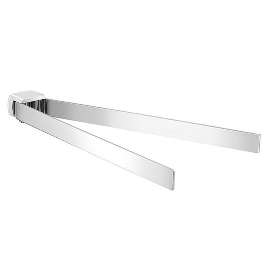 PIRENEI Doppel-Handtuchhalter drehbar 350mm, Chrom