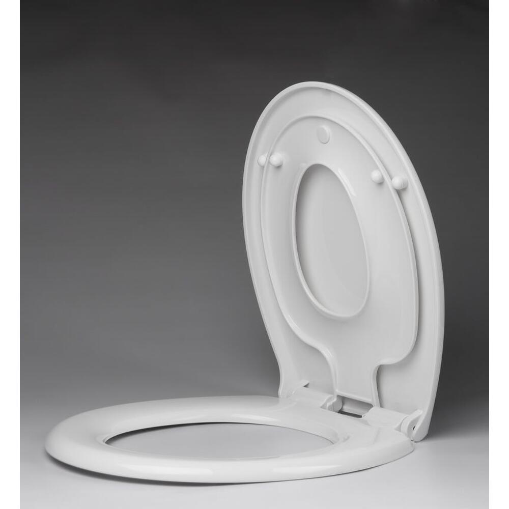 WC-Sitz mit integriertem Kinder-WC-Sitz, Soft Close, Easy Take, Weiß