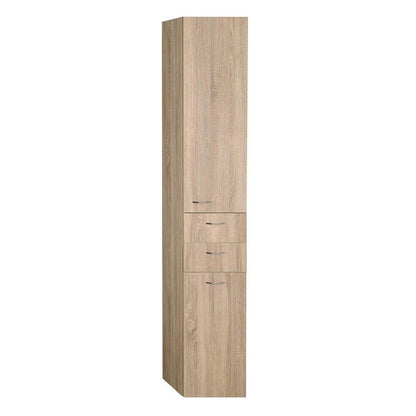 ZOJA/KERAMIA FRESH Hochschrank mit Wäschekorb 35x184x29cm, platineiche