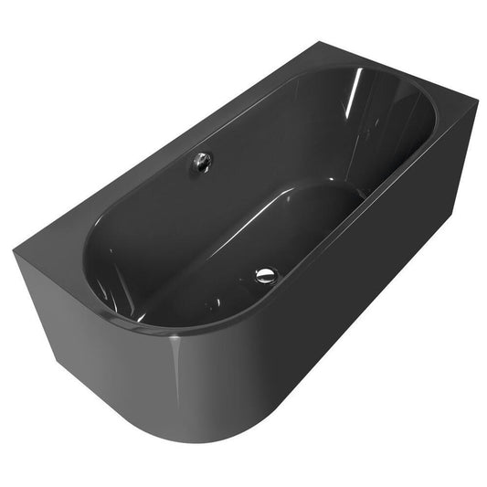 ASTRA R MONOLITH Badewanne 160x75x60cm, dunkelgrau