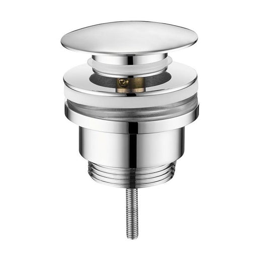 Waschbecken-Ablaufgarnitur 5/4“, klick-klack, großer Stopfen, 10-55mm, Chrom