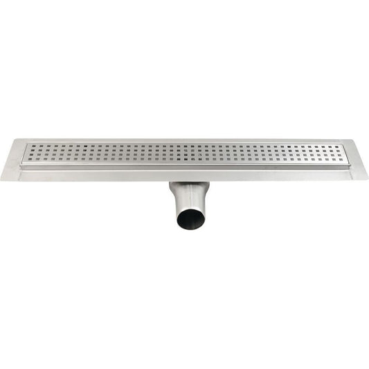 MANUS QUADRO Bodenrinne aus Edelstahl mit Rost, L-750, DN50