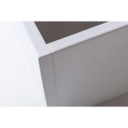 PLAIN 120 Frontschürze 120x59cm, links, weiß