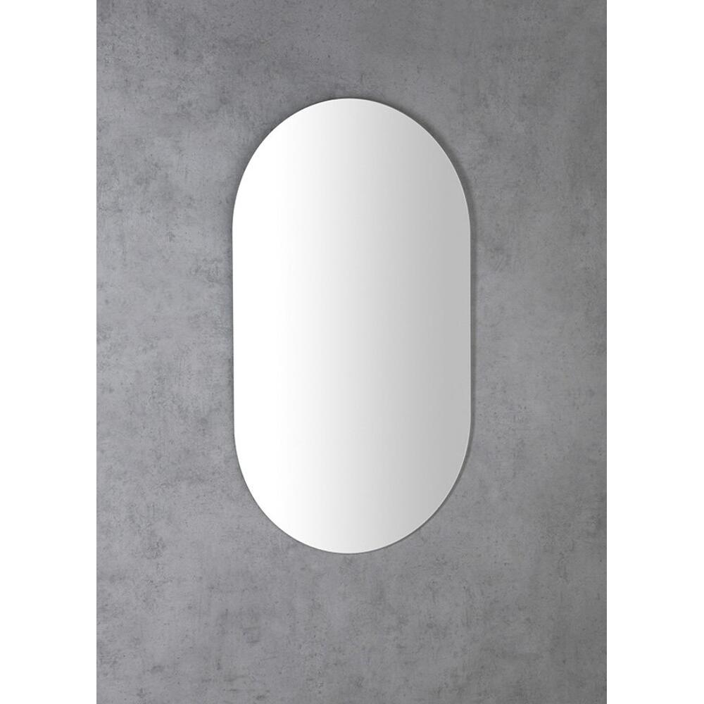 Spiegel mit Schnittkante 50x85cm, Oval, CU free