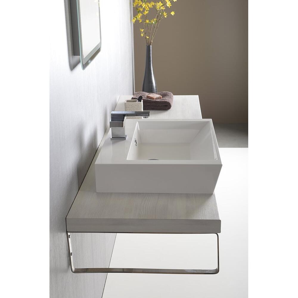 AVICE Platte 210x50cm, Eiche altweiß