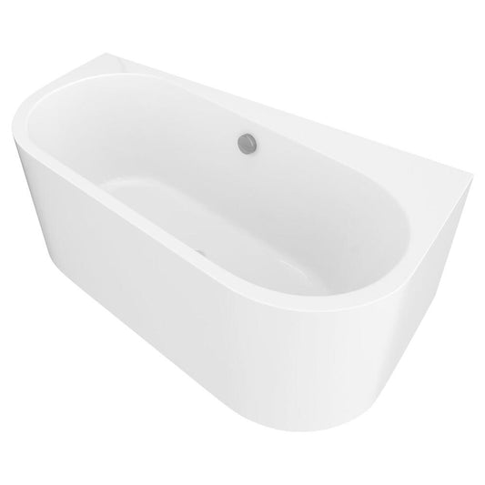 ASTRA WDR MONOLITH wandstehende Badewanne 160x85x60cm, weiß