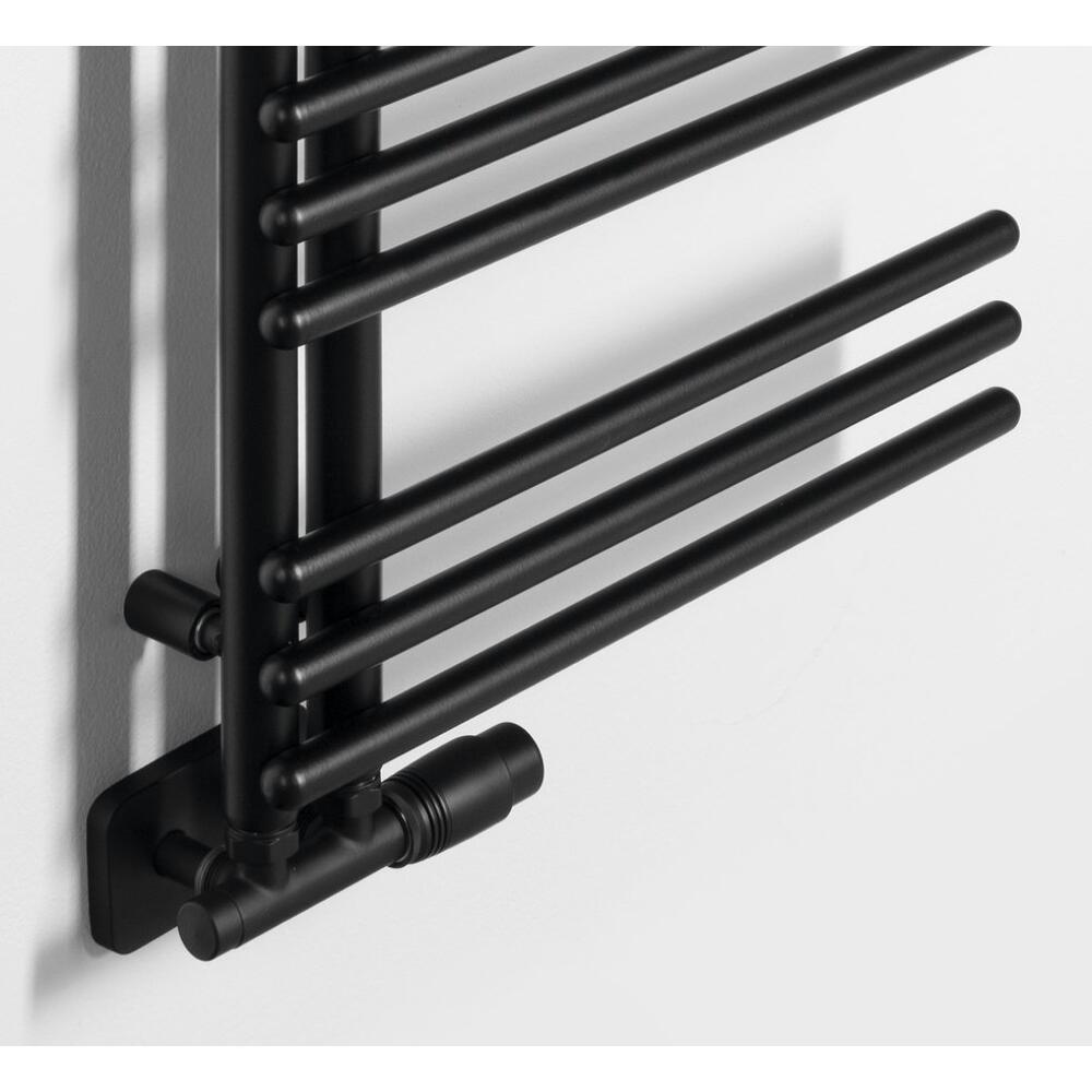 POSEIDON Badheizkörper 550x1340mm,500W,  schwarz matt