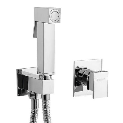 LATUS Unterputz-Armatur mit WC-Handbrause, Chrom
