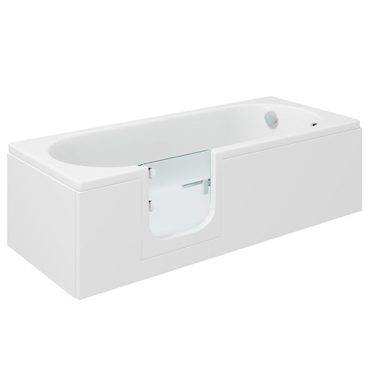 CASCADE Badewanne mit Tür/Seniorenbadewanne 169,5x70cm  Ausführung Links