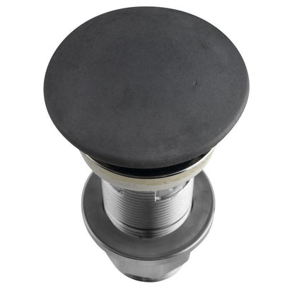 Waschbecken-Ablaufgarnitur 5/4", klick-klack, Beton-Stopfen, 10-80mm, Anthrazit matt
