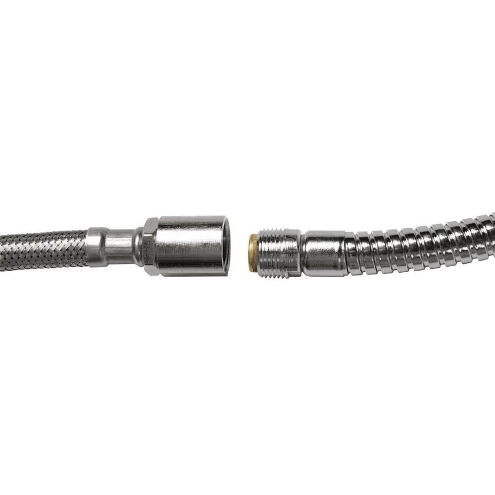SET Schlauch-Set für Wannenrandarmaturen, F1/2"- F1/2",275cm, Chrom