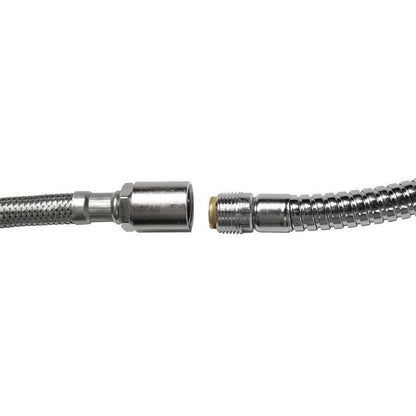 SET Schlauch-Set für Wannenrandarmaturen, F1/2"- F1/2",275cm, Chrom