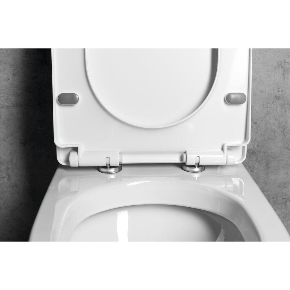 VERMET WC Sitz, Soft Close, Easy Take, Weiß