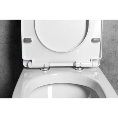 VERMET WC Sitz, Soft Close, Easy Take, Weiß
