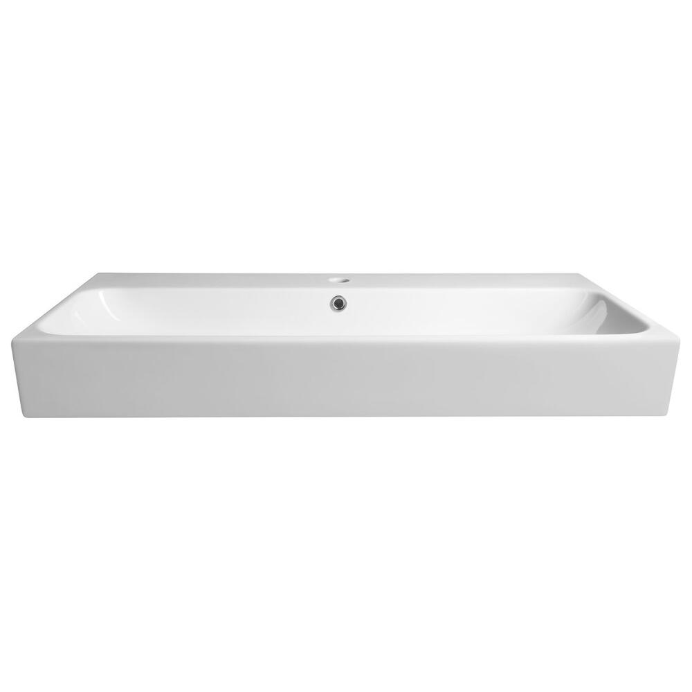 TORIDI Keramik-Waschbecken 101x46cm, weiß