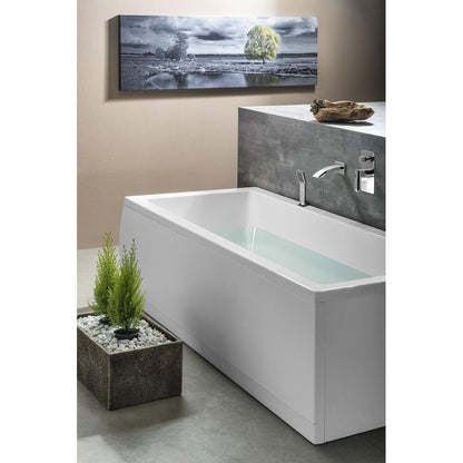 KRYSTA Rechteckwanne mit Füßen 180x80x39cm, weiß