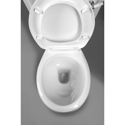 ANTIK Retro Kombi-WC + WC-Sitz, weiß