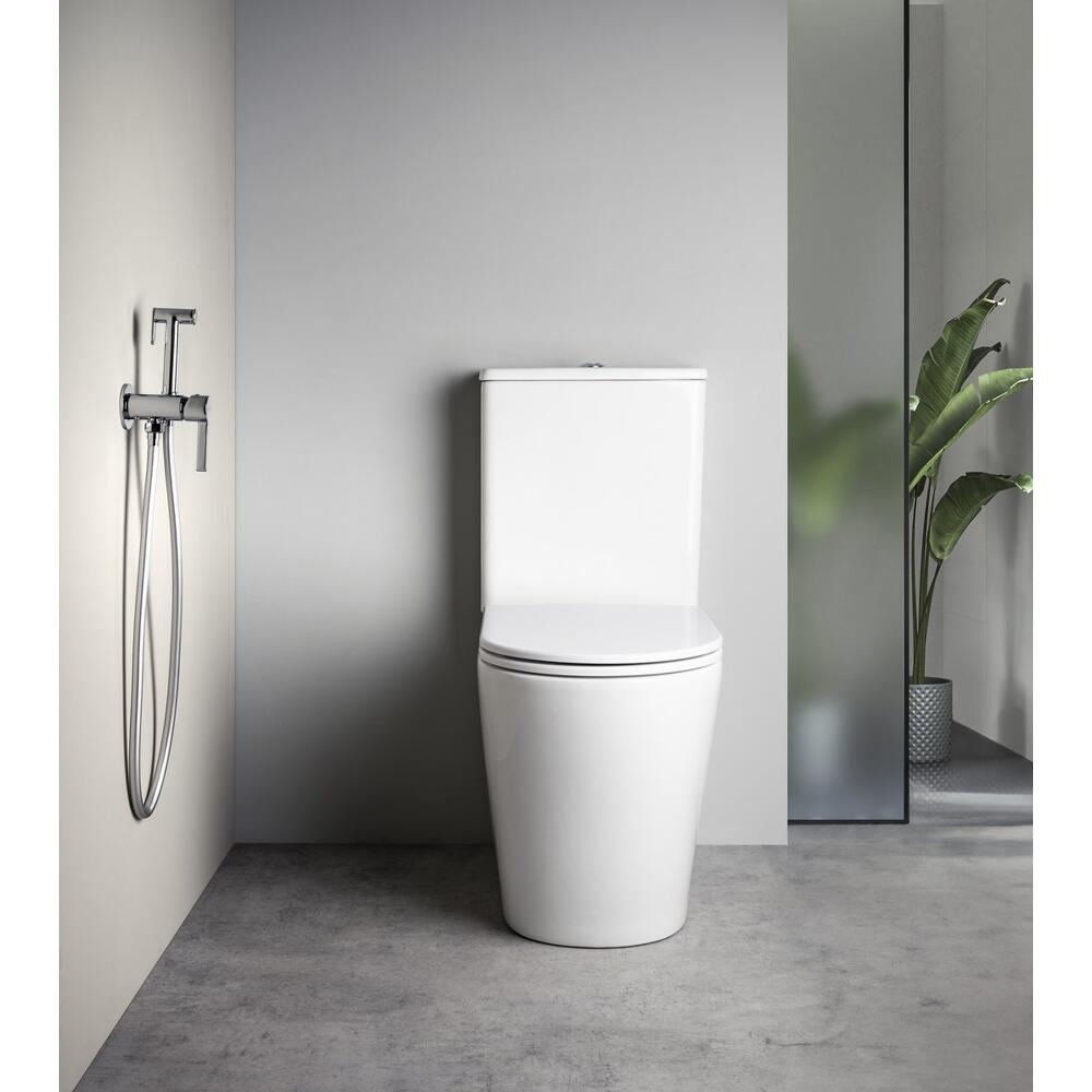 ICONIC Unterputz-Bidetarmatur mit Brausestop, rund, Chrom