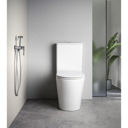 ICONIC Unterputz-Bidetarmatur mit Brausestop, rund, Chrom