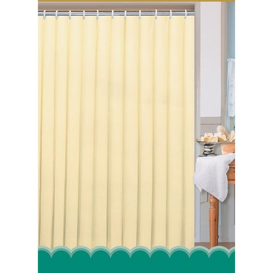 Duschvorhang 180x200cm, Vinyl, beige