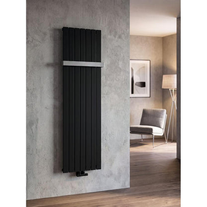 VERTIGO Badheizkörper 502x1800mm, 950W, Schwarz matt