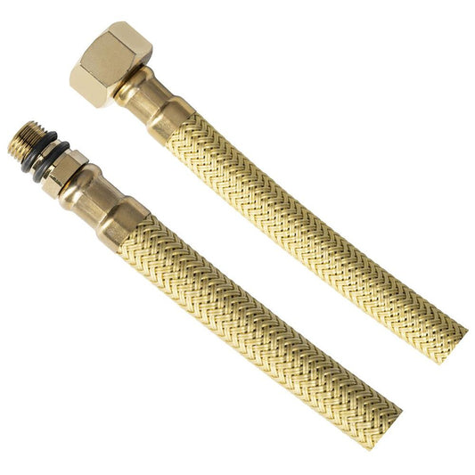 Flexibler Schlauch,  M10x3/8", 40cm, Gold matt