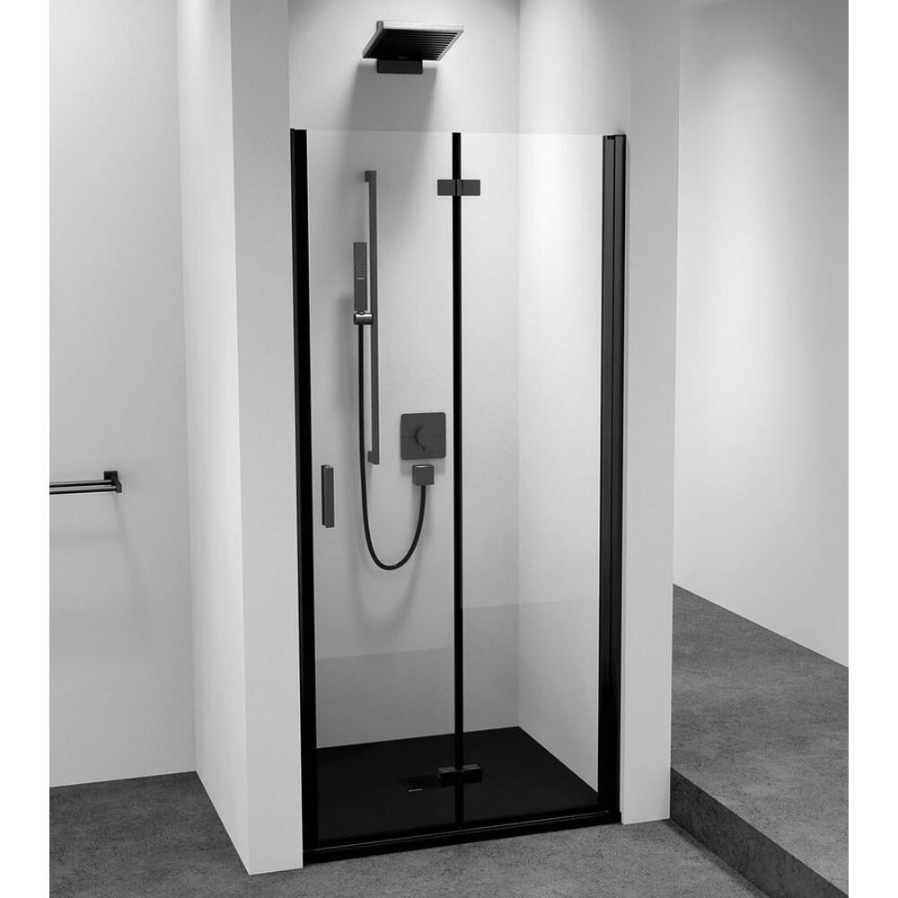 ZOOM BLACK Nischentür 900 mm, rechts