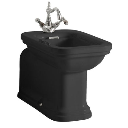 WALDORF Bidet 37x65cm, schwarz matt