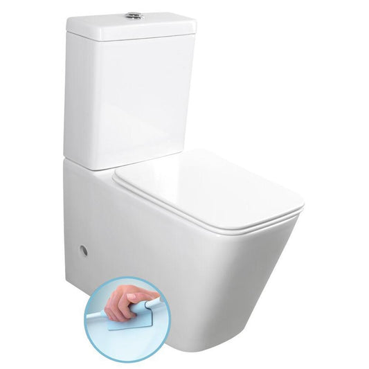 PORTO Kombi-WC,spülrandlos, Abgang senkrecht/waagerecht, weiß