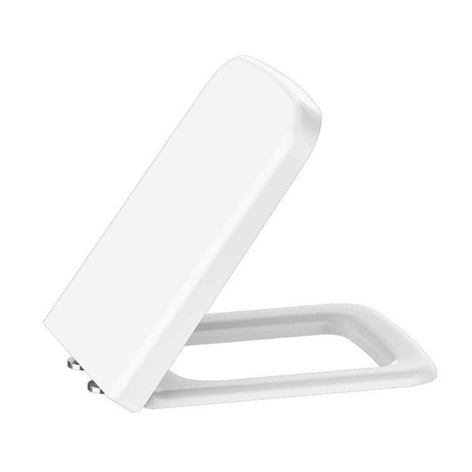 BENE WC-Sitz, Soft Close, weiß/chrom