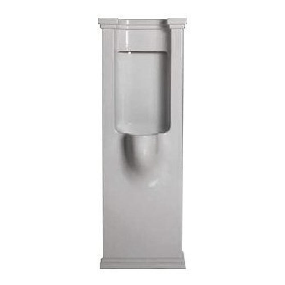 WALDORF Urinal44x124,5 cm, inklusive Siphon und Befestigungsset, weiß