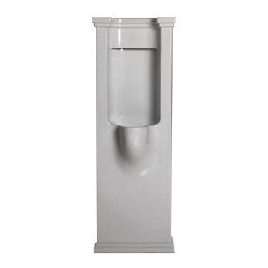 WALDORF Urinal44x124,5 cm, inklusive Siphon und Befestigungsset, weiß